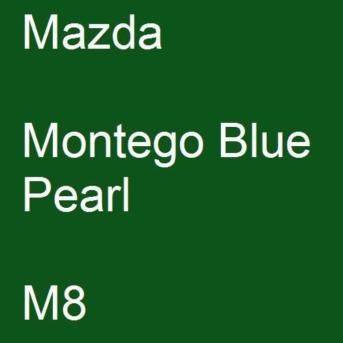 Mazda, Montego Blue Pearl, M8.